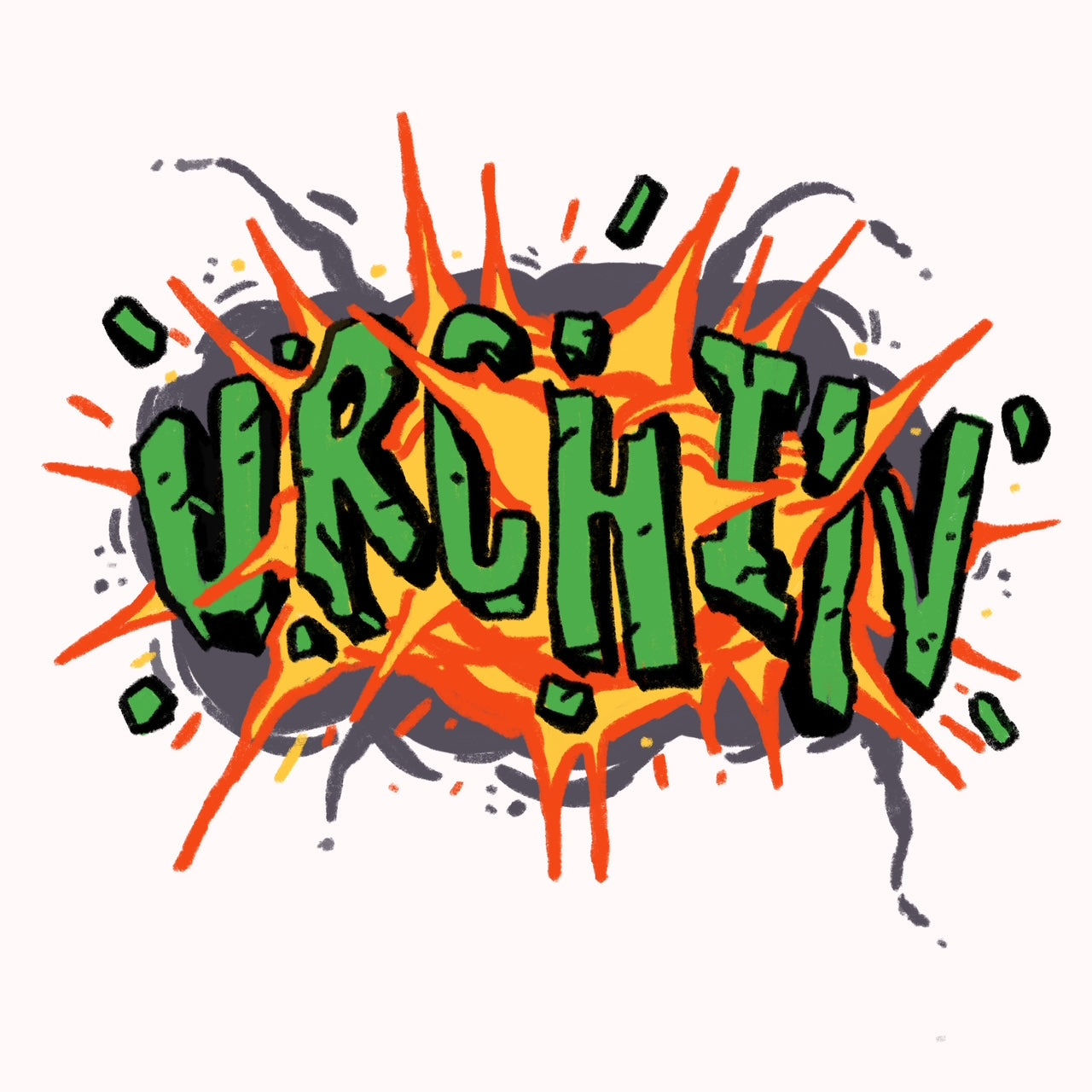 URCHIN Explosion Heavy Weight Graphic Tee